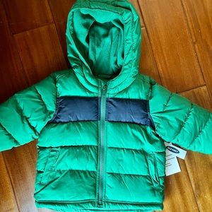 NWT - Toddler boys puffer coat